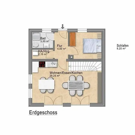 Holiday home Ruhiges Haus Mit Balkon Und Grossartigem Ausblick
